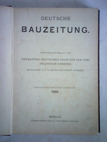 Deutsche bauzeitung - bauzeitung,