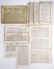 Konvolut Neueste Nachrichten