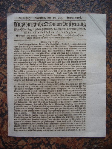 Augsburgische ordinari - augsburgische,