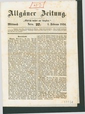 Allgäuer Zeitung. Nr. 27, 1