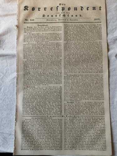 1853 nürnberg 306 - nürnberg,