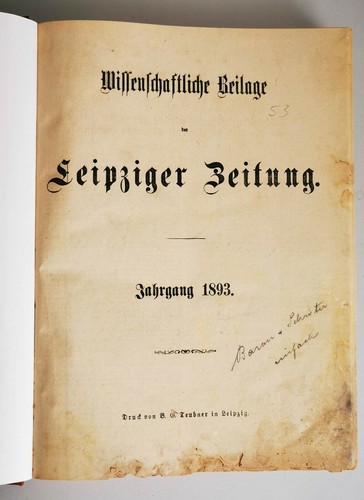 Wissenschaftliche beilage der - beilage,