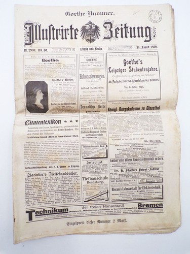 Illustrierte zeitung goethe - illustrierte,