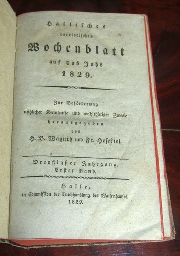 1829 hallisches patriotisches - hallisches,