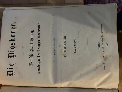 Die dioskuren deutsche - die,