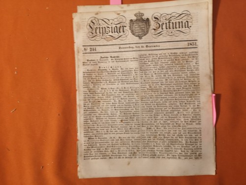1851 leipzig zeitung 245 - 1851,