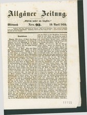 Allgäuer Zeitung. Nr. 92, 19