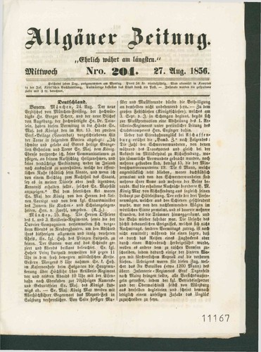 Allgäuer zeitung 204 - zeitung, nr.