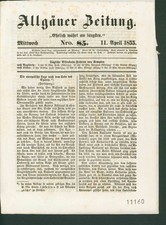Allgäuer Zeitung. Nr. 85, 11