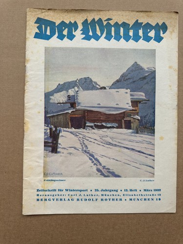 Alte zeitung der - winter, märz