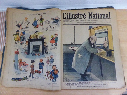 Alte französische zeitung - alte,