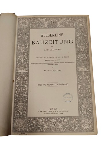 Allgemeinen bauzeitung mit - allgemeinen,