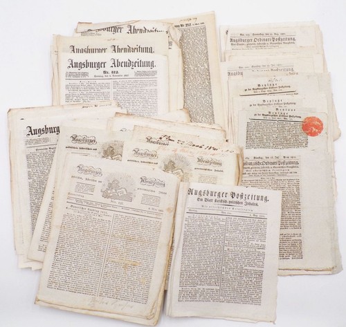 Augsburg zeitungen 1816 bis - augsburg, ab