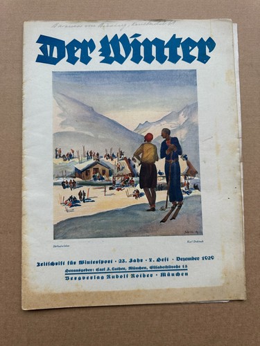 Alte zeitung der winter - alte,