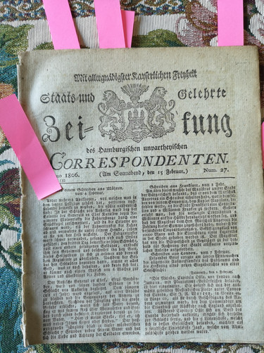 1806 zeitung austerlitz - zeitung, 27