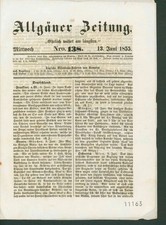 Allgäuer Zeitung. Nr. 138, 13