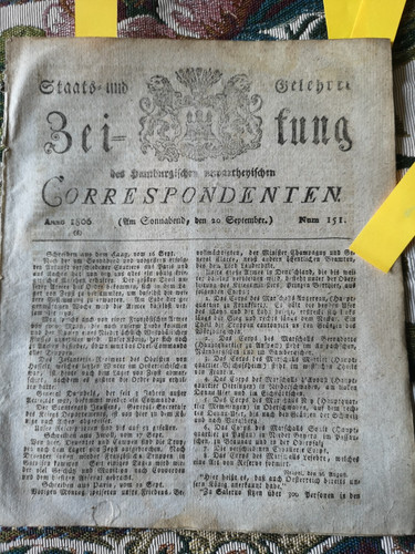 1806 zeitung hamburg 151 - 1806,