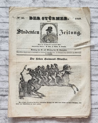 1848 stürmer studenten - stürmer,