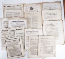Regensburg Zeitung 1809 bis