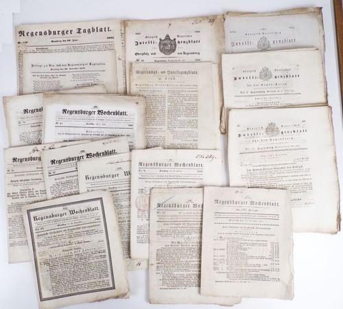 Regensburg zeitung 1809 bis - regensburg,