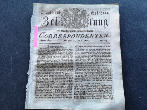 1807 zeitung thorn - 65,