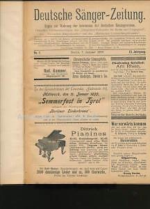 Deutsche sänger zeitung - "deutsche, sänger-zeitung