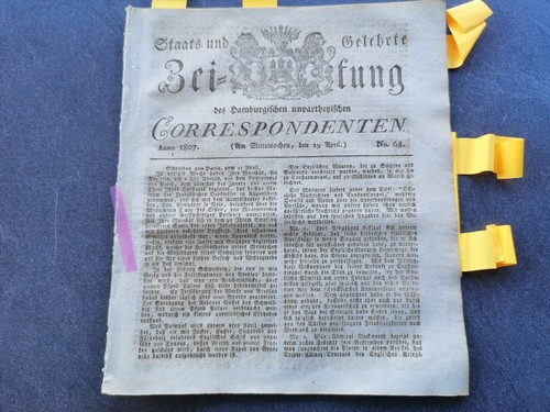 1807 zeitung schweidnitz - rk,