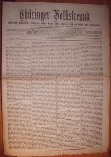 Bad langensalza 1899 - bad-langensalza, 9.8.1899