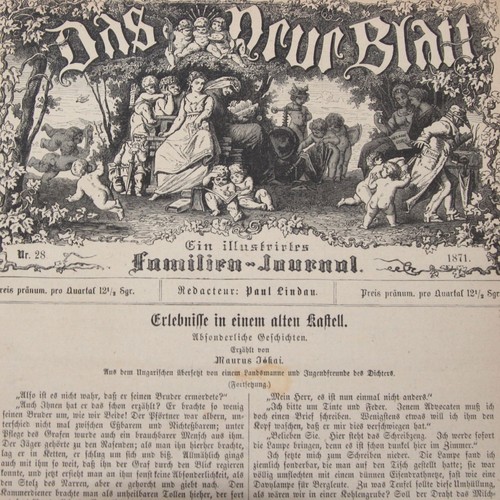 Das neue blatt 1871 - das,