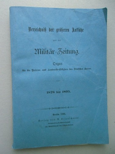 Verzeichnis der größeren