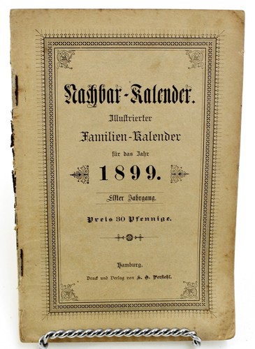 Kalender 1899 illustrierter